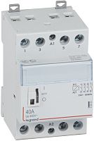 Контактор модульный Legrand CX3 3п 4НО 40А 230В с ручкой управления АС картинка